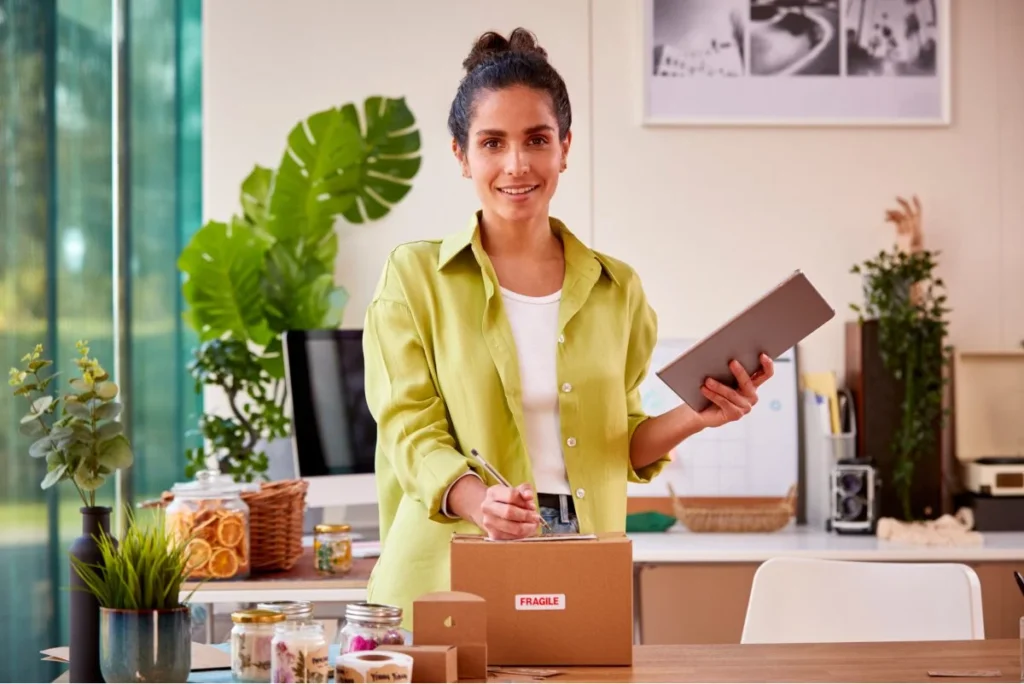 woman-running-online-business-from-home-